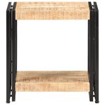 vidaXL Table d'appoint 40x30x40 cm Bois de manguier brut