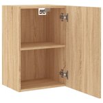 vidaXL Meubles TV muraux 2 Pièces chêne sonoma 40 5x30x60 cm