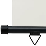 vidaXL Auvent latéral de balcon 165x250 cm Crème