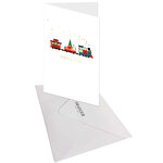 Carte De Vœux Signature - Train De Noël - Draeger paris