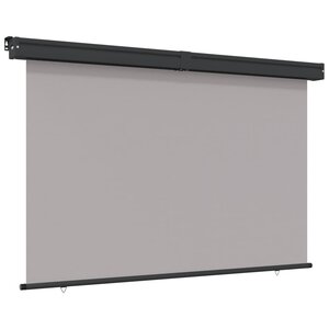 vidaXL Auvent latéral de balcon gris foncé 165x250 cm