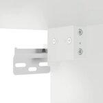 vidaXL Meuble TV mural blanc 100x30x41 cm