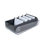 Boîte À Fiches Bristol Et Flash Cards A8 Office - Noir - X 8 - Exacompta