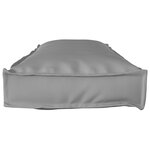 vidaXL Coussins de palette pour banc 2 Pièces Gris 120x40x8 cm Tissu Oxford