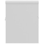 vidaXL Armoire d'évier avec lavabo intégré Blanc Bois d'ingénierie