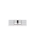 THIRARD - Cylindre double entrée Transit 1  30x30mm  nickelé  5 clés