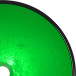 vidaXL Lavabo Verre trempé 42x14 cm vert