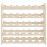 vidaXL Casier à vin 67 5x25x60 cm Bois de pin massif