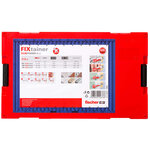 Fischer ensemble de chevilles murales fixtainer duopower 210 pcs