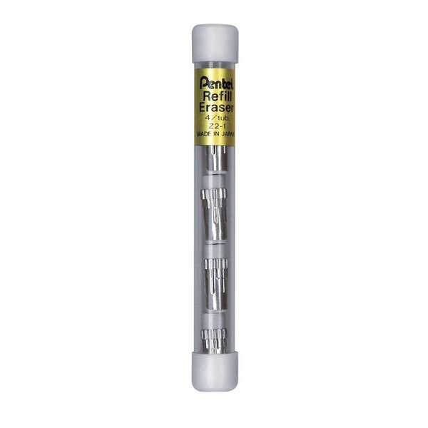 Gomme de rechange pour porte-mines  contenu: 4 pièces (z2-1n) x 12 pentel