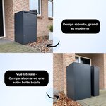 La plus grande boîte à colis disponible - ParcelXL® - Boîte à colis autonome - 105 5*60*60 cm - XXXXL