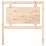 vidaXL Tête de lit 95 5x4x100 cm Bois massif de pin