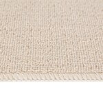 Tapis de marche vidaXL avec support en latex Crème 20x75 cm