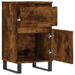 vidaXL Buffet chêne fumé 40x35x70 cm bois d'ingénierie