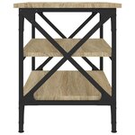 vidaXL Table d'appoint Chêne sonoma 55x38x45 cm Bois d'ingénierie