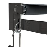 vidaXL Auvent rétractable automatique anthracite 4 5x3 m