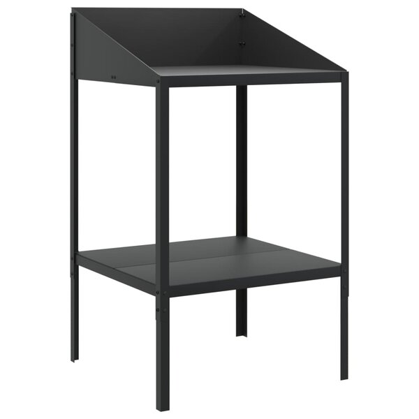 vidaXL Support pour plantes anthracite 56 5x54 5x100cm acier galvanisé