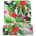 vidaXL Ensemble de coussins palette 2 pièces Multicolore en tissu Oxford