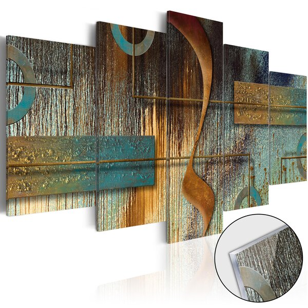 Tableau sur verre acrylique - exotic note [glass] l x h en cm 200x100