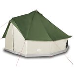 vidaXL Tente familiale tipi 12 personnes vert imperméable