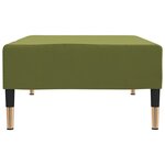 vidaXL Repose-pied Vert clair 78x56x32 cm Velours
