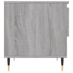vidaXL Tables basses 2 Pièces sonoma gris 50x46x50 cm bois d'ingénierie