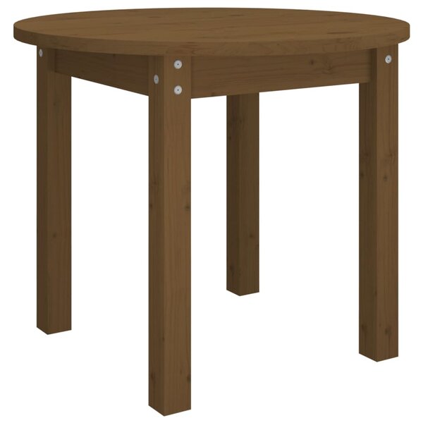 vidaXL Table basse Marron miel Ø 55x45 cm Bois massif de pin