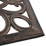 vidaXL Socle de parasol Bronze 12 kg 49 cm Fonte