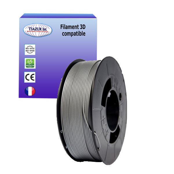 Filament pla 3d - argent