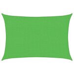 vidaXL Voile d'ombrage 160 g/m² Vert clair 2x3 m PEHD