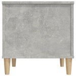 vidaXL Table basse Gris béton 60x44 5x45 cm Bois d'ingénierie