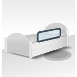 Barrière de lit enfant portable - Gris