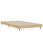 vidaXL Cadre de lit sans matelas chêne sonoma 90x190 cm