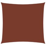 vidaXL Voile de parasol tissu oxford rectangulaire 2 5x3 m terre cuite