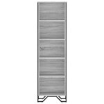 vidaXL Bibliothèque sonoma gris 50x31x169 cm bois d'ingénierie