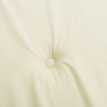 vidaXL Coussin de banc de jardin crème 100x50x4 cm tissu oxford
