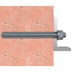 Fischer ensemble de tiges filetées fis a m8 x 110 10 pièces