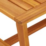 Table basse vidaXL 90x45x40 cm en bois massif d'acacia
