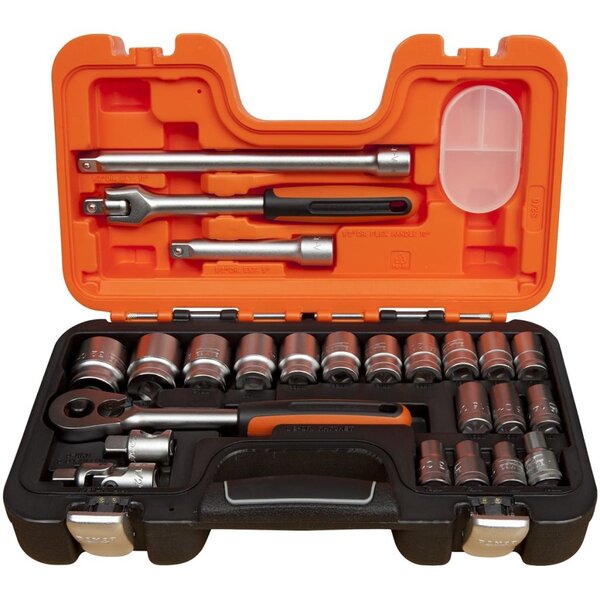 Bahco jeu de douilles de 1/2 po 24 pièces s240