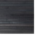 vidaXL Tapis rectangulaire gris 70x100 cm bambou