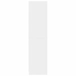 vidaXL Garde-robe Blanc 100x50x200 cm Bois d'ingénierie