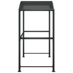 vidaXL Gazebo BBQ et étagères latérales anthracite 210x114x230cm acier