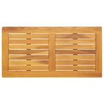 vidaXL Plateau de table 90x45x2 2 cm en bois massif d'acacia