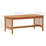 Salon de jardin meuble d'extérieur ensemble de mobilier 5 pièces bois d'acacia solide 02_0016526