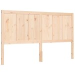 vidaXL Cadre de lit sans matelas 160x200 cm bois massif