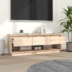 vidaXL Meuble TV 110 5x34x40 cm Bois de pin massif