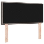 vidaXL Tête de lit Design Linéaire Taupe 80 cm Tissu