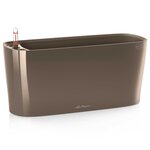 Lechuza jardinière de table delta 20 all-in-one taupe brillant 15566