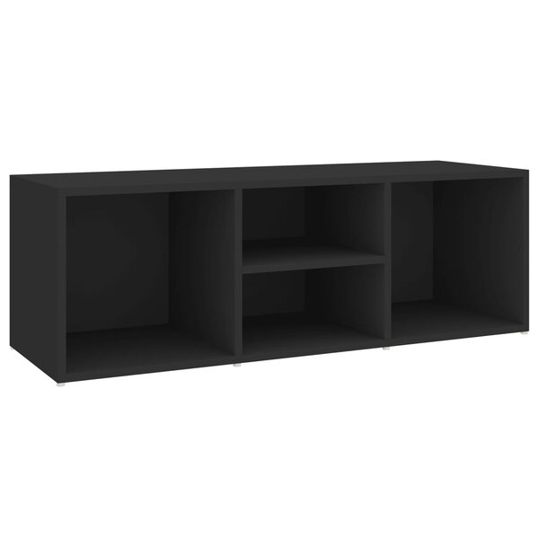 vidaXL Banc à chaussures Noir 105x35x35 cm Aggloméré