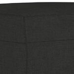 vidaXL Banc Noir 100x35x41 cm Tissu